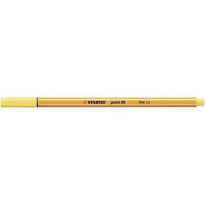  Tintes pildspalva STABILO POINT |0.4 mm| Dzeltena | 88/44