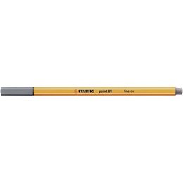  Tintes pildspalva STABILO POINT |0.4 mm|  Pelēka | 88/96