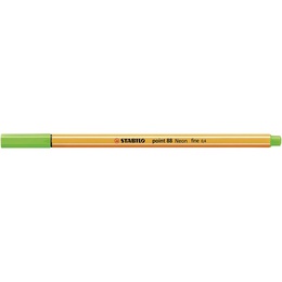  Tintes pildspalva STABILO POINT |0.4 mm| Neona zaļa | 88/033