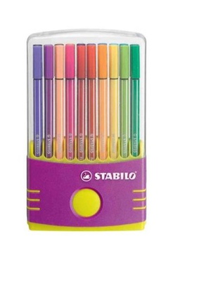  Flomasteru komplekts STABILO PEN68 ColorParade | 20 krāsas  Hover