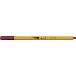  Tintes pildspalva STABILO POINT |0.4 mm| Bordo | 88/19