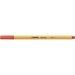  Tintes pildspalva STABILO POINT |0.4 mm|Gaiši sarkana| 88/48