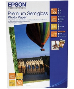  Epson Premium Semigloss Photo Paper 10x15cm  Hover
