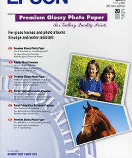  Epson Premium Glossy Photo Paper A3  Hover