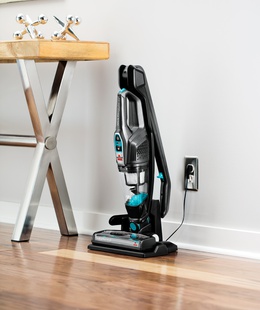  Bissell | Vacuum cleaner | MultiReach Essential | Cordless operating | Handstick and Handheld | - W | 18 V | Operating time (max) 30 min | Black/Blue | Warranty 24 month(s) | Battery warranty 24 month(s)  Hover