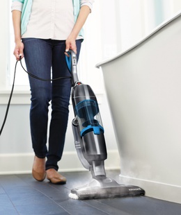  Bissell All-in-one Vacuum and Steam Mop | Vac & Steam | Power 1600 W | Water tank capacity 0.4 L | Titanium/Bossanova Blue  Hover
