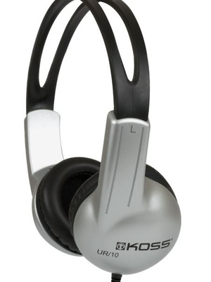 Austiņas Koss | UR10 | Headphones | Wired | On-Ear | Silver/Black  Hover
