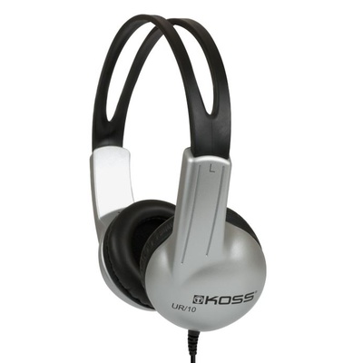 Austiņas Koss | Headphones | UR10 | Wired | On-Ear | Silver/Black