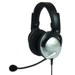 Austiņas Koss | Headphones | SB45 | Wired | On-Ear | Microphone | Noise canceling | Silver/Black