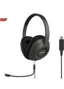 Austiņas Koss | SB42 USB | Headphones | Wired | On-Ear | Microphone | Black/Grey
