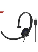 Austiņas Koss | CS195 USB | Headphones | Wired | On-Ear | Microphone | Black