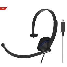 Austiņas Koss | CS195 USB | Headphones | Wired | On-Ear | Microphone | Black