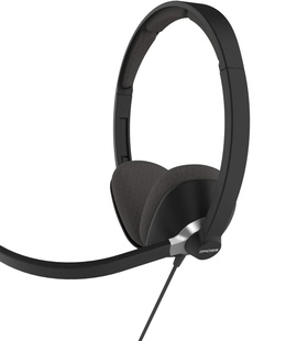 Austiņas Koss USB Communication Headsets CS300 Wired On-Ear Microphone Noise canceling Black  Hover
