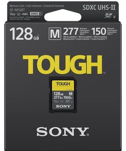  Sony | Tough Memory Card | UHS-II | 128 GB | SDXC | Flash memory class 10  Hover