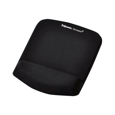  Fellowes | Mouse pad with wrist support PlushTouch | Mouse pad with wrist pillow | 238 x 184 x 25.4 mm | Black