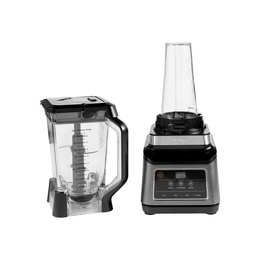 Blenderis NINJA Mixer Blender 2in1 with Auto IQ | BN750EU | Tabletop | 1200 W | Jar material Plastic | Jar capacity 2.1+0.7 L | Ice crushing | Black/Silver