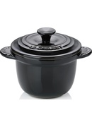  Le Creuset | Cocotte Every Mini Pot | 0.45 L | Stoneware | Black | Dishwasher proof | Lid included