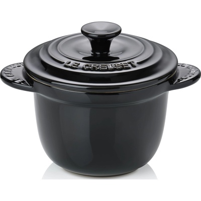  Le Creuset | Cocotte Every Mini Pot | 0.45 L | Stoneware | Black | Dishwasher proof | Lid included