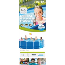  Intex | Metal Frame Pool Set with Filter Pump