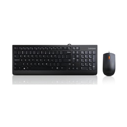 Tastatūra Lenovo | USB Combo Keyboard & Mouse | 300 | Black | Keyboard and Mouse Combo | English | 1.8 m | Black | Wired Via USB