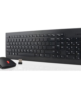 Pele Lenovo | Essential | Essential Wireless Keyboard and Mouse Combo - Russian | Keyboard and Mouse Set | Wireless | Batteries included | EN/RU | Black | Wireless connection  Hover