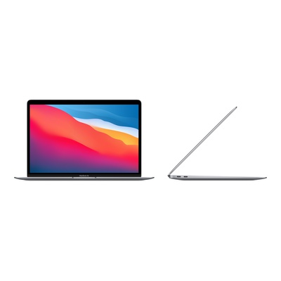  Apple | MacBook Air | Space Grey | 13.3  | IPS | 2560 x 1600 | Apple M1 | 8 GB | Solid-state drive capacity 256 GB | Apple M1 7-core GPU | Without ODD | macOS | 802.11ax | Bluetooth version 5.0 | Keyboard language English | Keyboard backlit | Warranty 12 month(s) | Battery warranty 12 month(s)