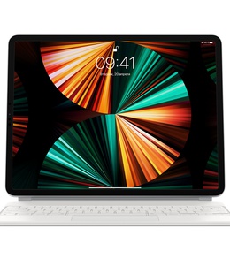 Tastatūra Apple | Magic Keyboard for 12.9-inch iPad Pro (3rd-6th gen) | Compact Keyboard | Wireless | RU | White | Smart Connector  Hover