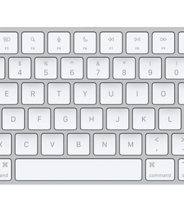 Tastatūra Apple | Magic Keyboard | MK2A3Z/A | Compact Keyboard | Wireless | EN | Bluetooth | Silver/ White | 239 g  Hover