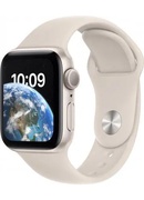 Viedpulksteni Apple Watch SE GPS + Cellular 40mm Smart watches GPS (satellite) Retina LTPO OLED Touchscreen Waterproof Bluetooth Wi-Fi Starlight