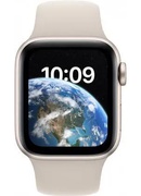 Viedpulksteni Apple Watch SE GPS + Cellular 40mm Smart watches GPS (satellite) Retina LTPO OLED Touchscreen Waterproof Bluetooth Wi-Fi Starlight Hover