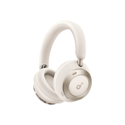 Austiņas Anker Soundcore | Foldable Headphones | Space One Pro | Bluetooth | Over-ear | Microphone | Wireless | Cream White