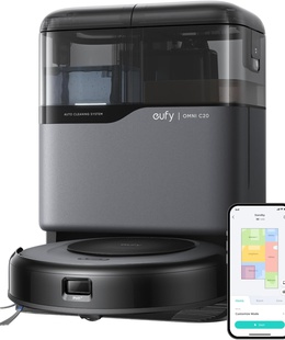  Anker Eufy | Robot Vacuum Cleaner with All-in-One Station | Omni C20 | Wet&Dry | 7000 Pa | Gray  Hover
