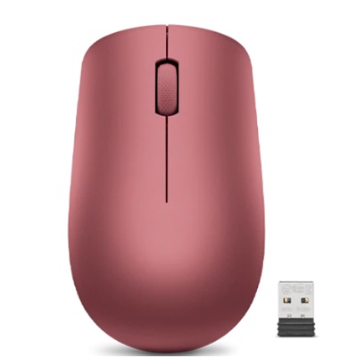 Pele Lenovo | Wireless Mouse | 530 | Wireless mouse | Wireless | 2.4 GHz Wireless via Nano USB | Cherry Red