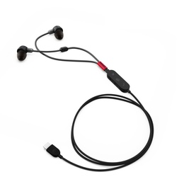 Austiņas Lenovo Go USB-C ANC In-Ear Headphones (MS Teams) Built-in microphone Black USB Type-C Wired