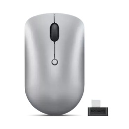 Pele Lenovo | Wireless Compact Mouse | 540 | Red optical sensor | Wireless | 2.4G Wireless via USB-C receiver | Cloud Grey | 1 year(s)