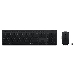 Tastatūra Lenovo | Professional Wireless Rechargeable Keyboard and Mouse Combo (Lithuanian) | Keyboard and Mouse Set | Wireless | Mouse included | Lithuanian | Bluetooth | Grey | Wireless connection