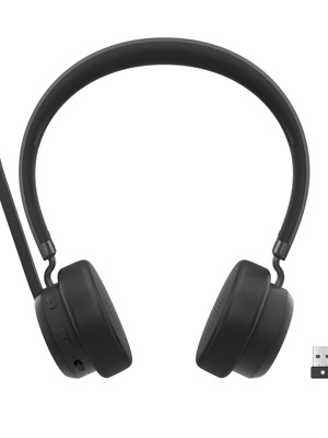 Austiņas Lenovo VoIP Headset (Teams) | 4XD1M80020 | Bluetooth | Built-in microphone | Wireless | Black  Hover