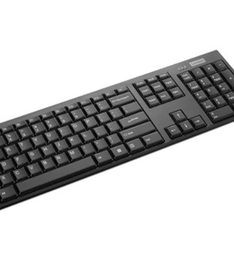 Tastatūra Lenovo 100 Wireless Combo Keyboard and Mouse | Keyboard and Mouse Set | Wireless | Mouse included | US Euro | Black  Hover