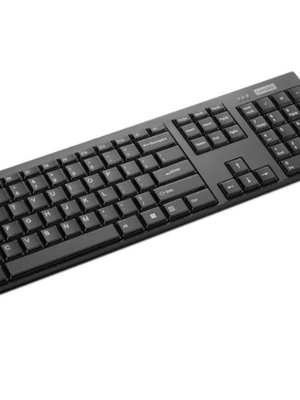 Tastatūra Lenovo 100 Wireless Combo Keyboard and Mouse | Keyboard and Mouse Set | Wireless | Mouse included | US Euro | Black  Hover