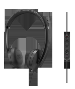 Austiņas Lenovo Wired VoIP Headset 5000 (Teams) | Built-in microphone | USB Type-A  Hover