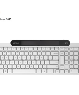 Tastatūra Lenovo 800 Self-Charging Bluetooth Keyboard-US English | Keyboard | Bluetooth | US English | White  Hover