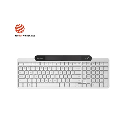 Tastatūra Lenovo 800 Self-Charging Bluetooth Keyboard-US English | Keyboard | Bluetooth | US English | White