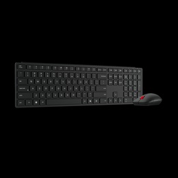 Tastatūra Lenovo Multi-Mode Pro Combo Keyboard and Mouse 6000-US Euro | Keyboard and Mouse Set | Wireless | Mouse included | US Euro | Bluetooth | Eclipse Black