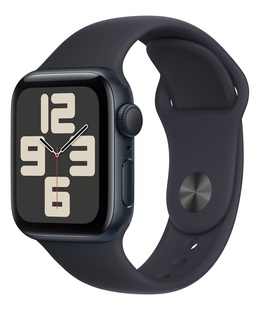 Viedpulksteni Apple Watch SE GPS 40mm Midnight Aluminium Case with Midnight Sport Band - M/L Apple  Hover