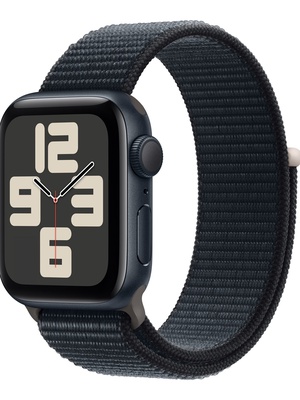 Viedpulksteni Apple Watch SE GPS 40mm Midnight Aluminium Case with Midnight Sport Loop Apple  Hover