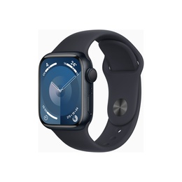 Viedpulksteni Apple Watch Series 9 GPS 41mm Midnight Aluminium Case with Midnight Sport Band - M/L Apple