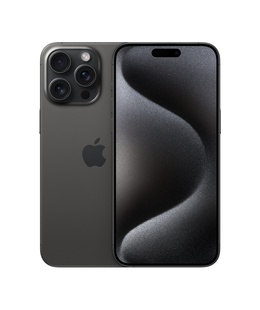 Telefons Apple | iPhone 15 Pro Max | Black Titanium | 6.7  | Super Retina XDR | 1290 x 2796 pixels | Apple | A17 Pro | Internal RAM 8 GB | 512 GB | Dual SIM | Nano-SIM and eSIM | 4G | 5G | Main camera 48+12 MP | Secondary camera 12 MP | iOS | 17  Hover