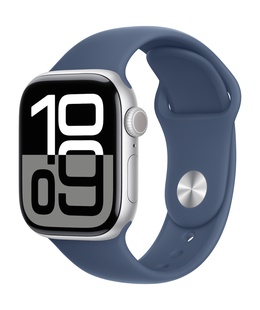 Viedpulksteni Apple Watch Series 10 | Smart watch | GPS (satellite) | Always-On Retina display | Waterproof | Silver  Hover