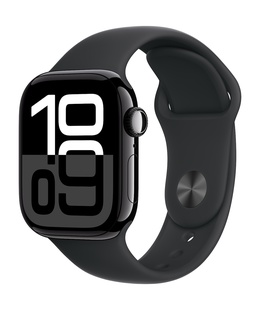 Viedpulksteni Apple Watch Series 10 | Smart watch | GPS (satellite) | Always-On Retina | Waterproof | Jet Black  Hover