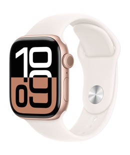 Viedpulksteni Apple Watch Series 10 | Smart watch | GPS (satellite) | Always-On Retina display | 42mm | Waterproof | Rose Gold  Hover